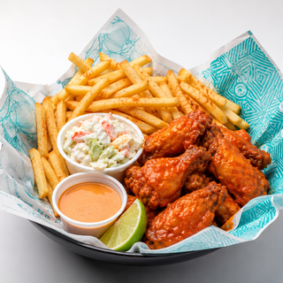 Wings with Fries
