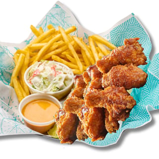 Wings with Fries